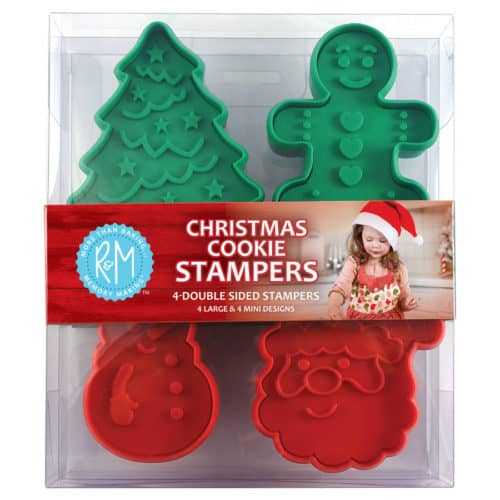 Christmas Cookie Cutter Stamper Set (4 Pieces) | R&M International