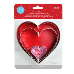 Love Cookie Cutters 3 PC Nested Set