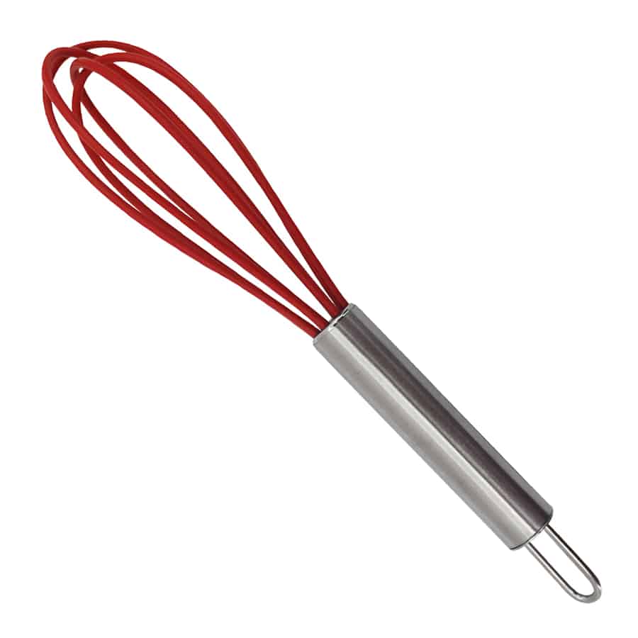 Red Silicone Whisk, 5.75