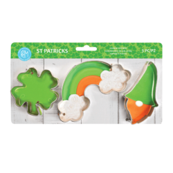 St Patrick’s Day 3 PC Cookie Cutter Set