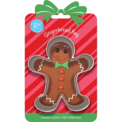 Gingerbread Boy Cookie Cutter 3.75″ Carded