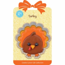 Turkey Cookie Cutter 3.5″ Carded